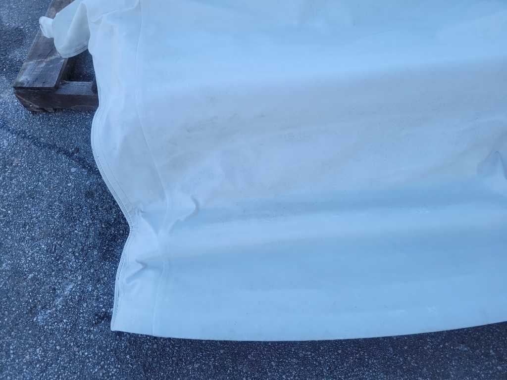 1994-1998 Ford Mustang Convertible Top Frame Cloth Shell Cover *Ripped* 2631 - The Parts Farm