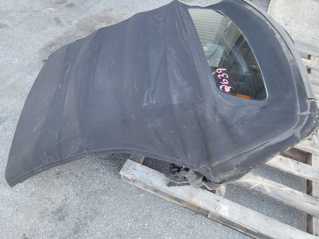 2008-2014 Ford Mustang GT Convertible Top Vinyl Frame Shell Cloth Black 2639 - The Parts Farm
