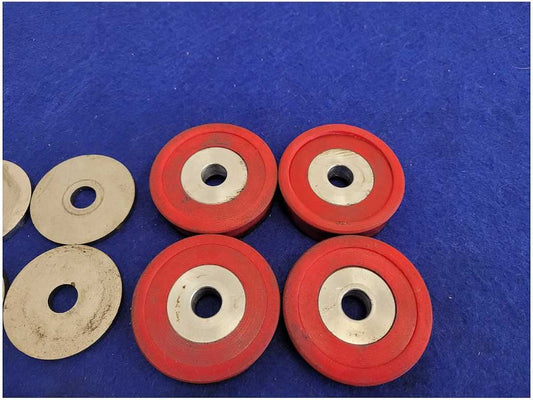 2011-2026 Ford Mustang GT BMR Differential Bushing Kit Polyurethane Red 2780