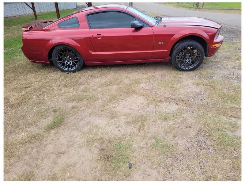 2005-2009 Ford Mustang GT 4.6L Passenger RH Outer Rear View Mirror Textured 2621 - The Parts Farm