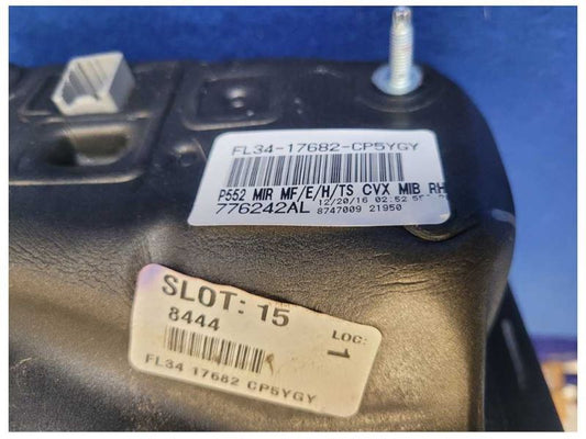 2015-2017 Ford F150 F-150 Truck Front Passenger Rear View Mirror Textured 2615