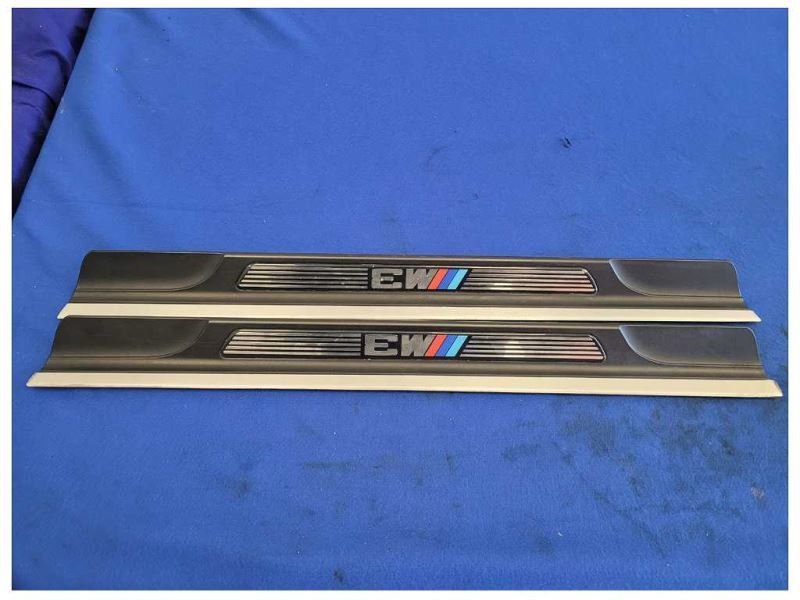 2001-2006 BMW M3 Convertible Pair Door Sill Scuff Plates *Scuffs* 2451 - The Parts Farm