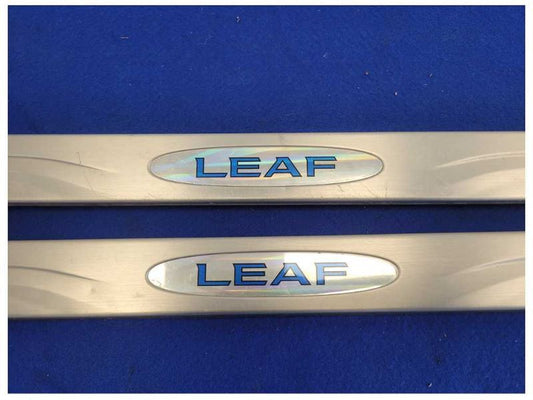 2011-2012 Nissan Leaf Pair Door Sill Plates Scuff Lower 1856