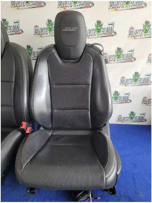 2012-2015 Chevrolet Camaro SS Set Coupe Leather Bucket Seats Power 2886