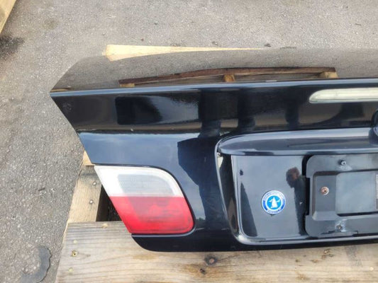 2001-2006 BMW M3 Convertible Rear Back Truck Deck Lid Emblem Paint Black 2448