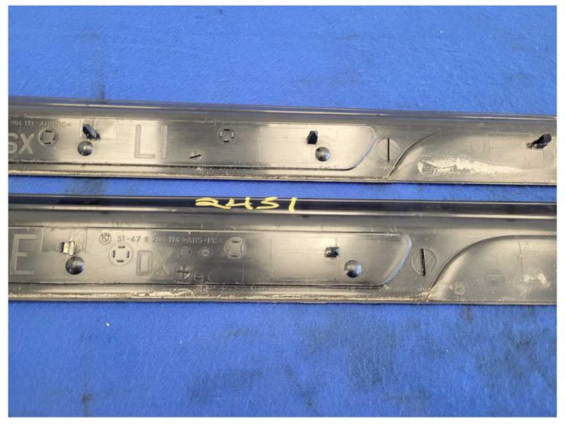 2001-2006 BMW M3 Convertible Pair Door Sill Scuff Plates *Scuffs* 2451 - The Parts Farm