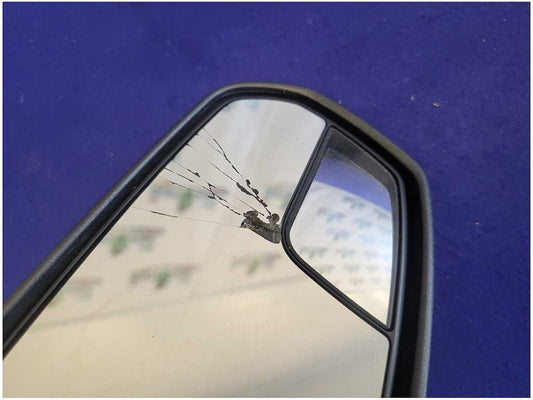 2013-2014 Ford Mustang GT Driver Rear View Mirror Cracked Glass Paint J4 2721