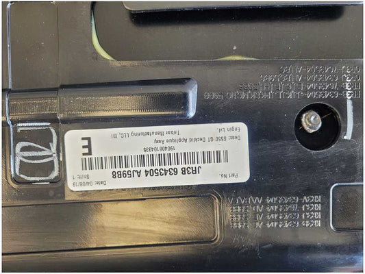 2018-2023 Ford Mustang GT S550 Rear Finish Panel Tail Cover Camera 2903