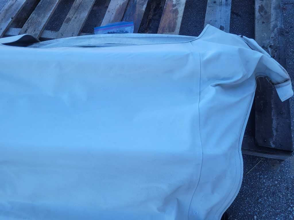 1994-1998 Ford Mustang Convertible Top Frame Cloth Shell Cover *Ripped* 2631 - The Parts Farm