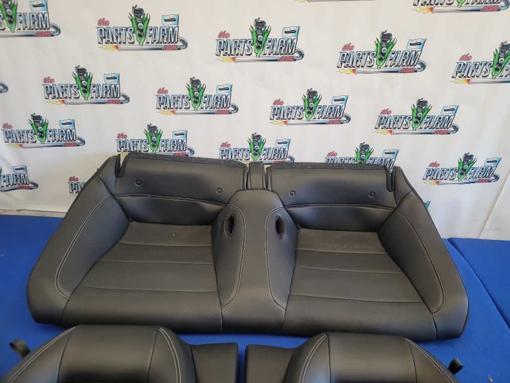 2018-2023 Ford Mustang GT S550 Rear Coupe Seat Leather Upper Lower 2648 - The Parts Farm