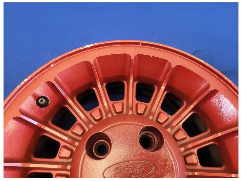 1987-1993 Ford Mustang GT 5.0L Turbine Wheel 15x7 Spoke Paint Red 2299 - The Parts Farm