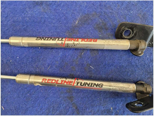 2015-2023 Ford Mustang GT S550 Pair Front Hood Struts Redline Tuning 2851