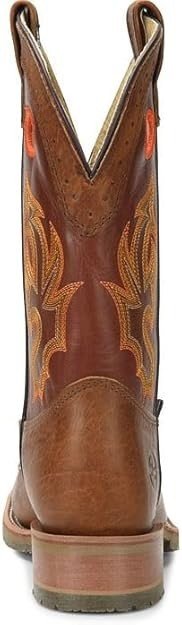 DOUBLE - H Mickey Steel Toe Men's Western Boots - Durable Leather, Slip - Resistant - The Parts Farm