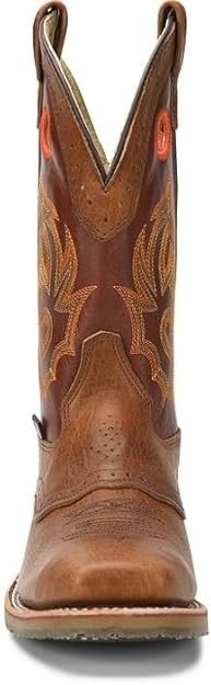 DOUBLE - H Mickey Steel Toe Men's Western Boots - Durable Leather, Slip - Resistant - The Parts Farm