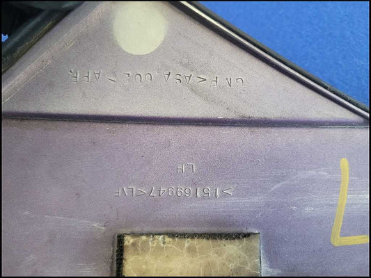 2003-2006 Chevrolet SSR Pickup Truck Driver Front Pillar Post Cover Purple 2687