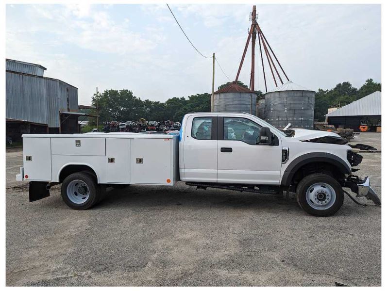 Utility Bed Passenger Side Door 2 White Service Right Truck Ford F450 - The Parts Farm