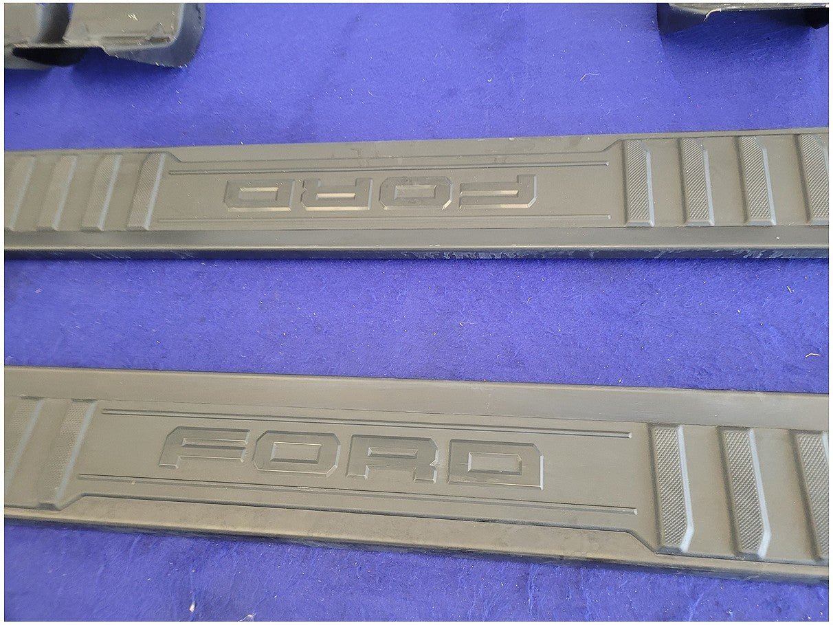 15 - 24 F150 CREW CAB Running Boards Black FORD Steps OE Takeoffs OEM New Take Off - The Parts Farm