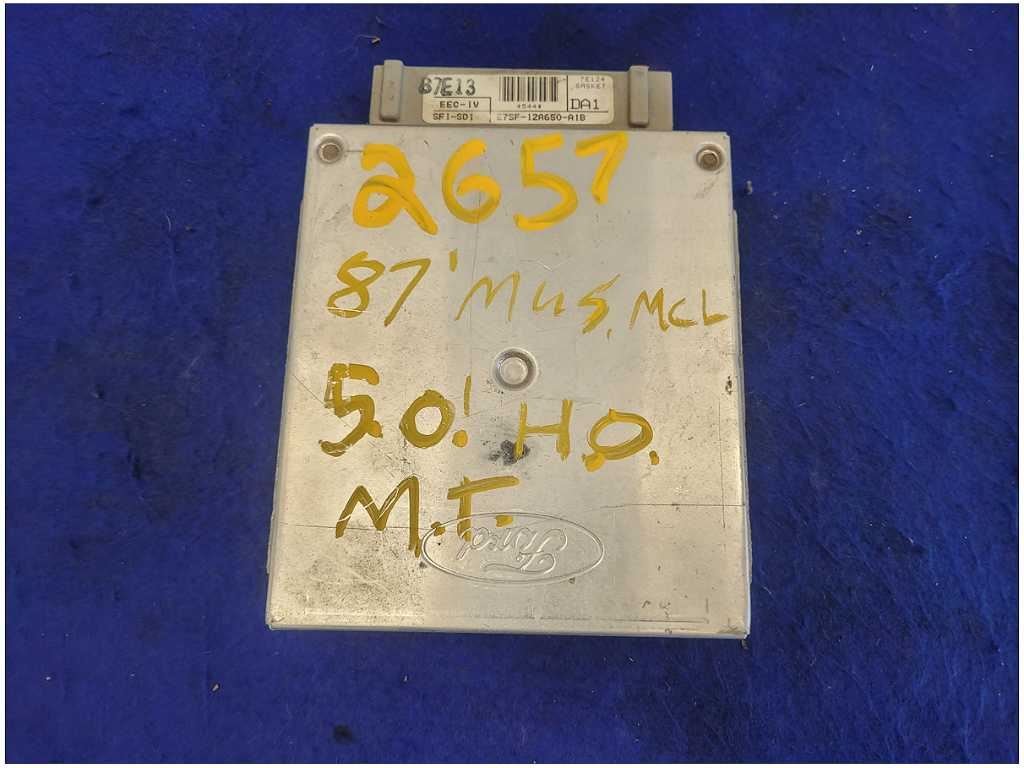 1987 - 1988 Ford Mustang GT ECU DA1 Engine Control Unit Module M/T 657 - The Parts Farm