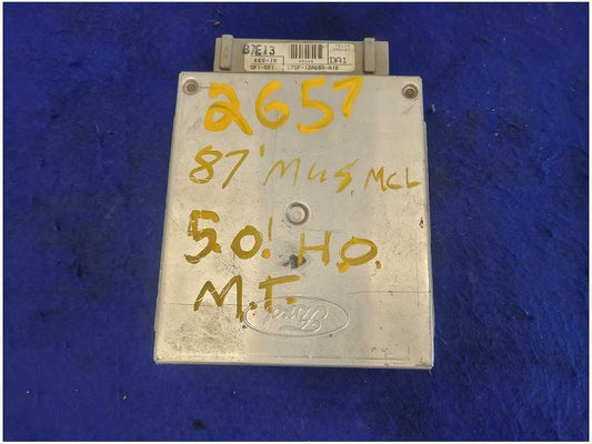 1987 - 1988 Ford Mustang GT ECU DA1 Engine Control Unit Module M/T 657 - The Parts Farm