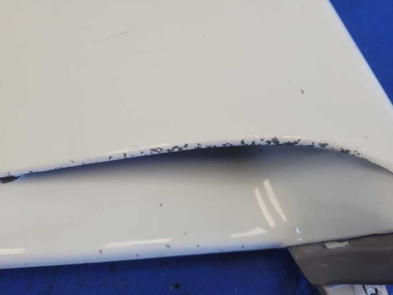 1987 - 1993 Ford Mustang GT 5.0L Driver Left Quarter Molding Skirt Paint 9L 2298 - The Parts Farm