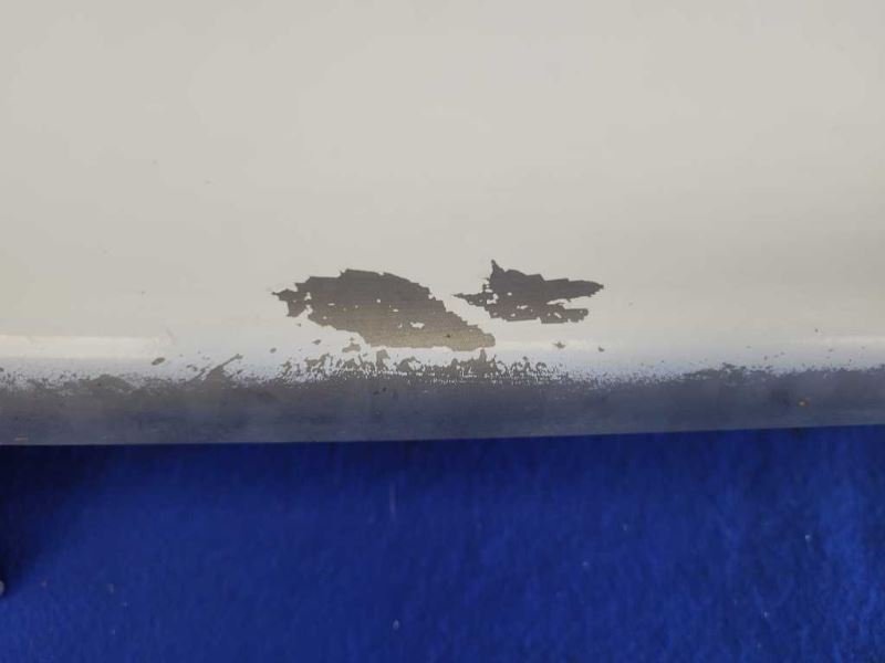 1987 - 1993 Ford Mustang GT 5.0L Passenger Quarter Molding Skirt Paint 9L 2298 - The Parts Farm