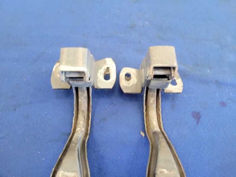 1987 - 1993 Ford Mustang GT LX 5.0L Front Hood Hinges Pair Paint Black 2298 - The Parts Farm