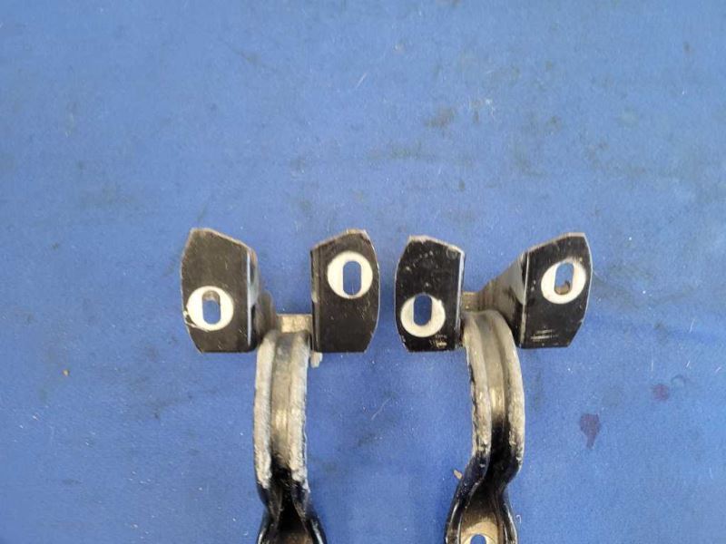 1987 - 1993 Ford Mustang GT LX 5.0L Front Hood Hinges Pair Paint Black 2298 - The Parts Farm