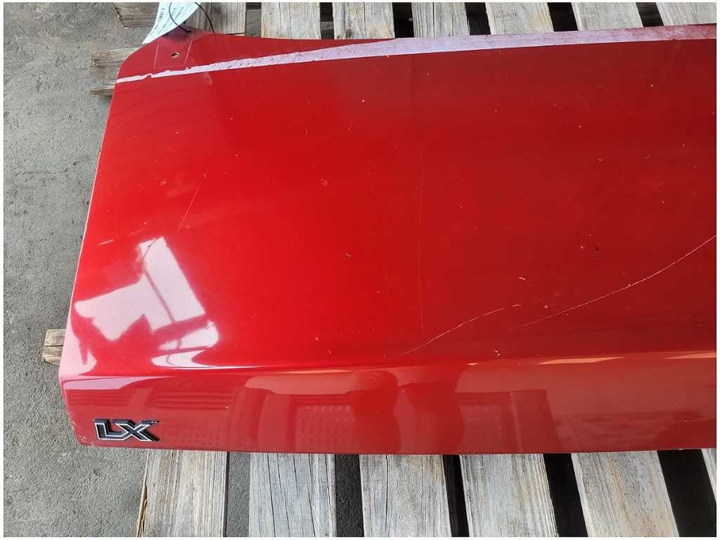 1987 - 1993 Ford Mustang GT LX Convertible Rear Trunk Deck Lid Paint Maroon 2702 - The Parts Farm