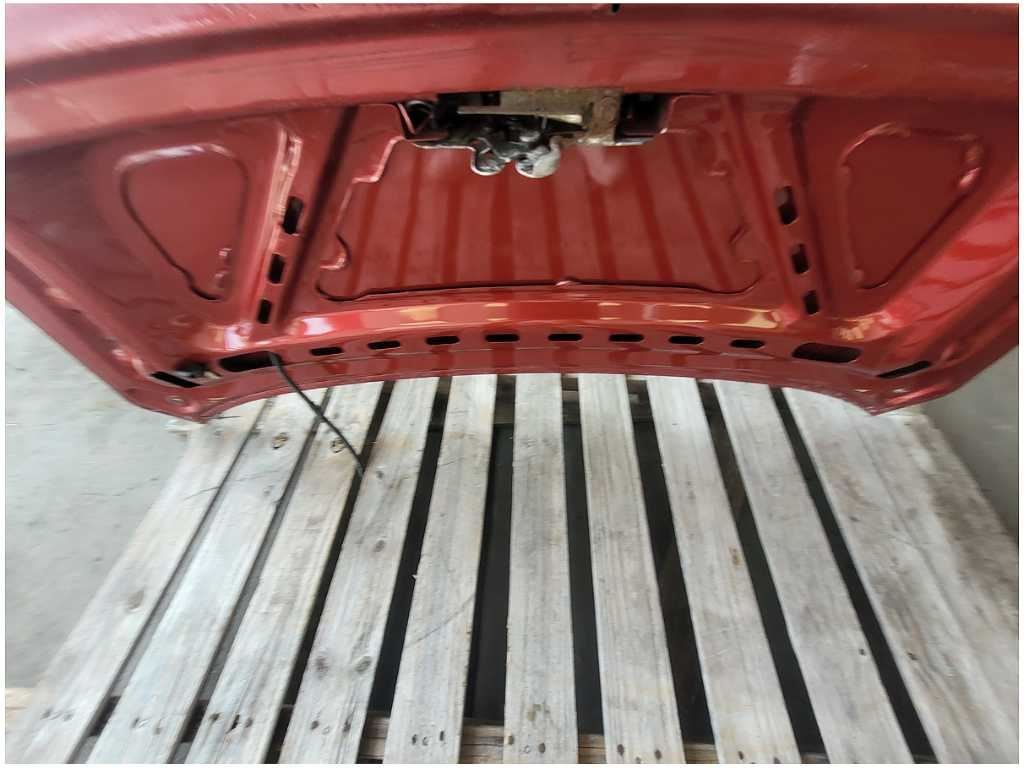 1987 - 1993 Ford Mustang GT LX Convertible Rear Trunk Deck Lid Paint Maroon 2702 - The Parts Farm