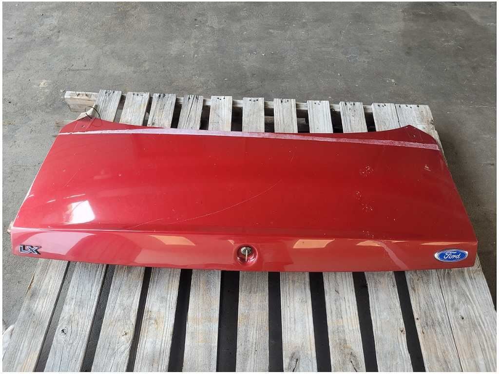 1987 - 1993 Ford Mustang GT LX Convertible Rear Trunk Deck Lid Paint Maroon 2702 - The Parts Farm