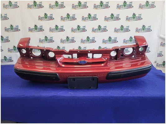 1987 - 1993 Ford Mustang LX Front Bumper Cover *Read* Paint Maroon 2702 - The Parts Farm
