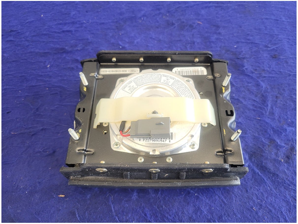 1990 Ford Mustang GT Driver Air Bag Steering Wheel Black Dash Trim 2702 - The Parts Farm