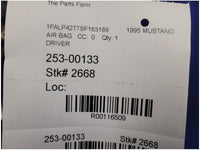 1994 - 1995 Ford Mustang GT 5.0L Driver Air Bag Steering Wheel Dash Trim 2668 - The Parts Farm