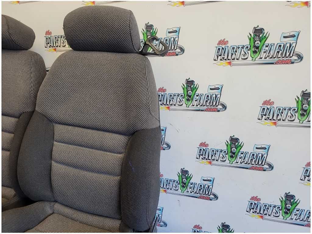 1994 - 1995 Ford Mustang GT Convertible Set Black Cloth Seats Bucket *Read* 2724 - The Parts Farm