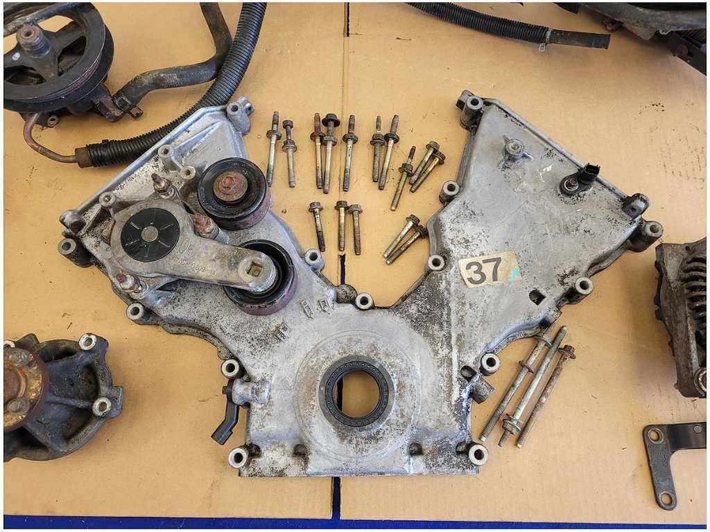 1996 - 1998 Ford Mustang Cobra 4v Timing Cover F5LE - 6D080 - AB Alternator *Read 2 - The Parts Farm