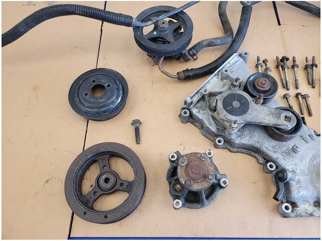 1996 - 1998 Ford Mustang Cobra 4v Timing Cover F5LE - 6D080 - AB Alternator *Read 2 - The Parts Farm