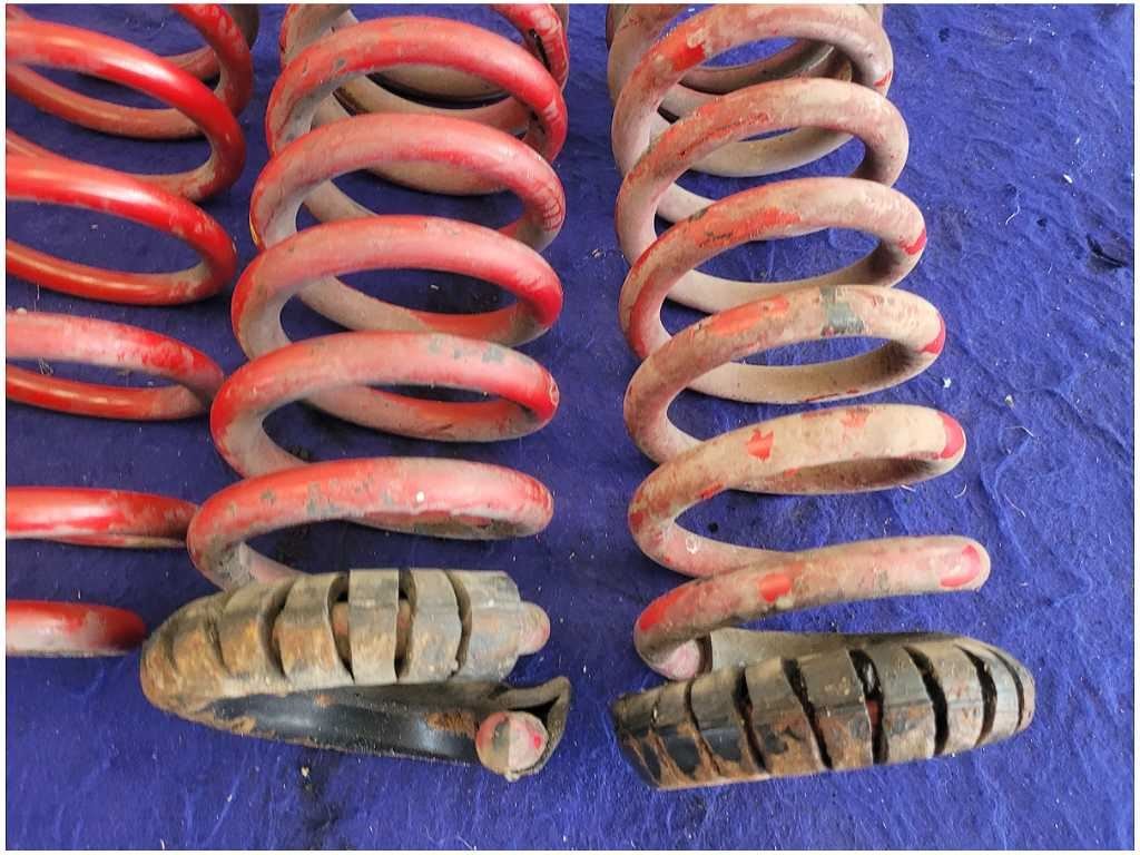 1996 - 1998 Ford Mustang GT Coupe Set Lowering Springs Coil Performance 2746 - The Parts Farm