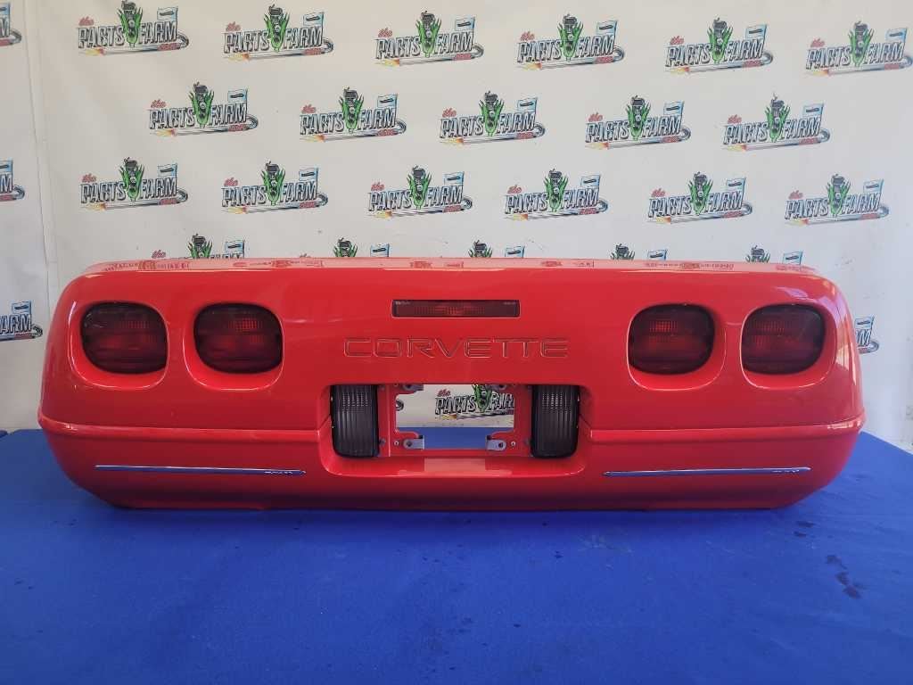 1996 Chevrolet Corvette Coupe Rear Bumper Cover Paint Torch Red 2550 - The Parts Farm