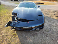 1997 - 2004 Chevrolet Corvette FRC Passenger Front Door Shell Black *Cracked* 2814 - The Parts Farm