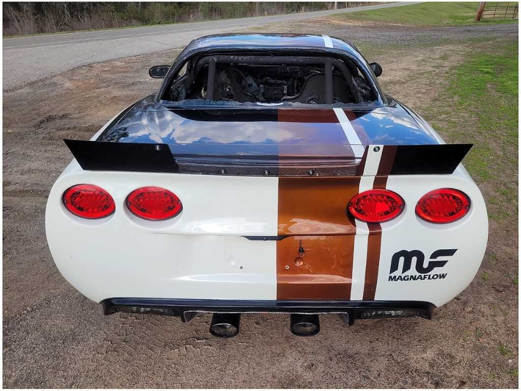 1997 - 2004 Chevrolet Corvette Z06 FRC Gas Door Panel Cover Paint White 2846 - The Parts Farm