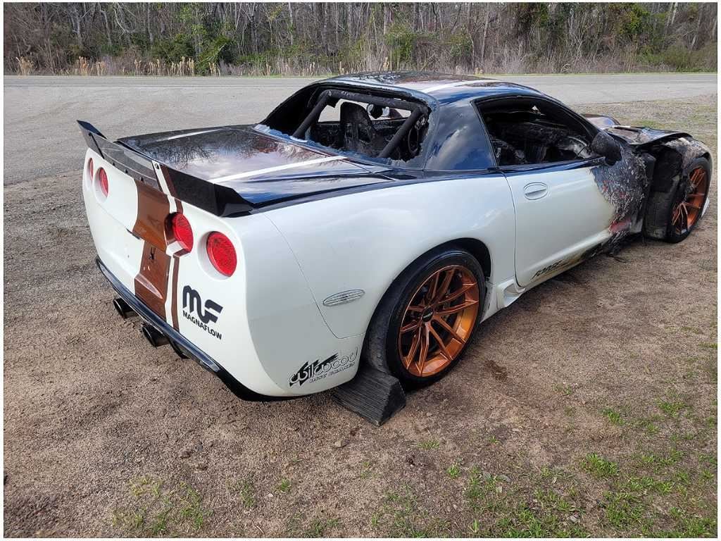 1997 - 2004 Chevrolet Corvette Z06 FRC Gas Door Panel Cover Paint White 2846 - The Parts Farm