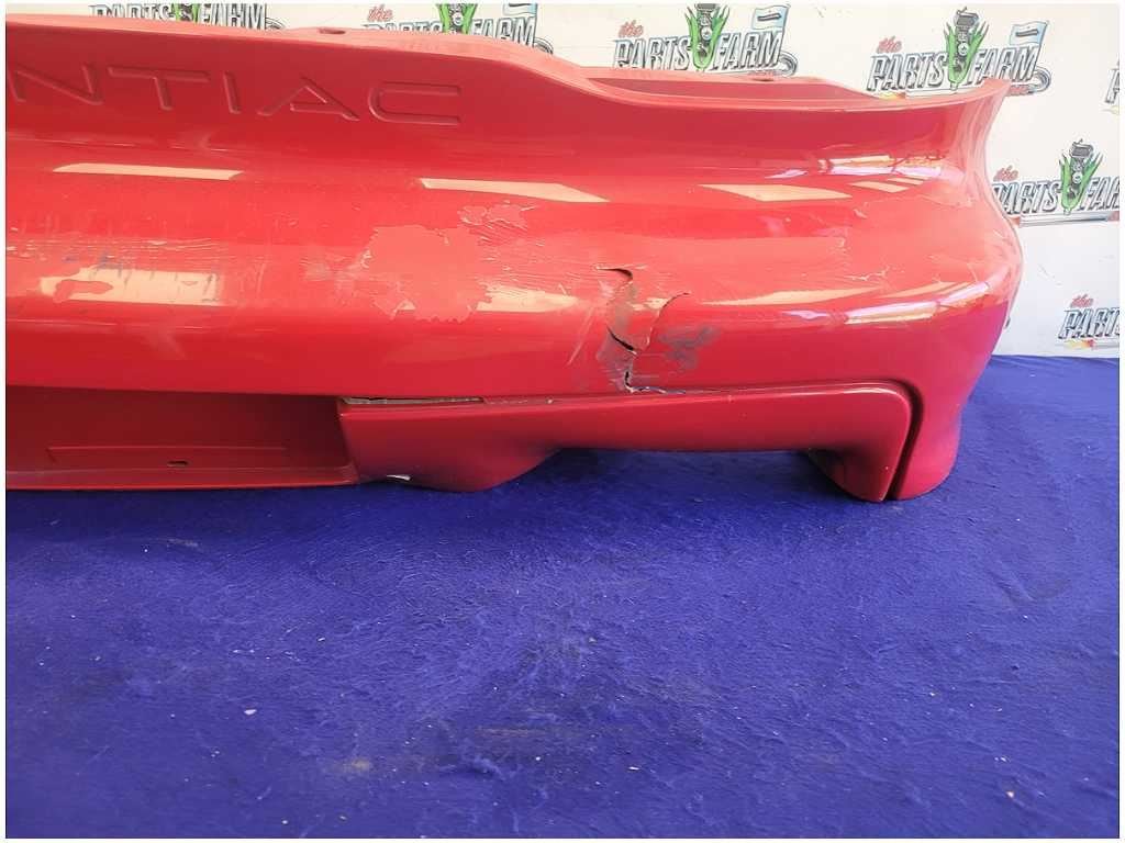 1998 - 2002 Pontiac Trans Am 5.7L Rear Back Bumper Cover Paint Red *Read* 2679 - The Parts Farm