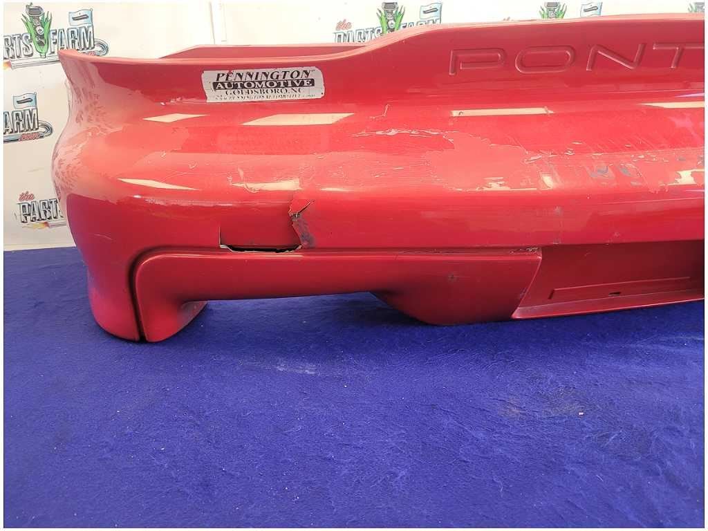 1998 - 2002 Pontiac Trans Am 5.7L Rear Back Bumper Cover Paint Red *Read* 2679 - The Parts Farm