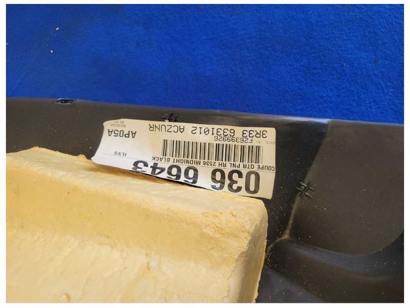 1999 - 2004 Ford Mustang Cobra SVT DOHC Passenger Rear Interior Quarter Trim 2573 - The Parts Farm
