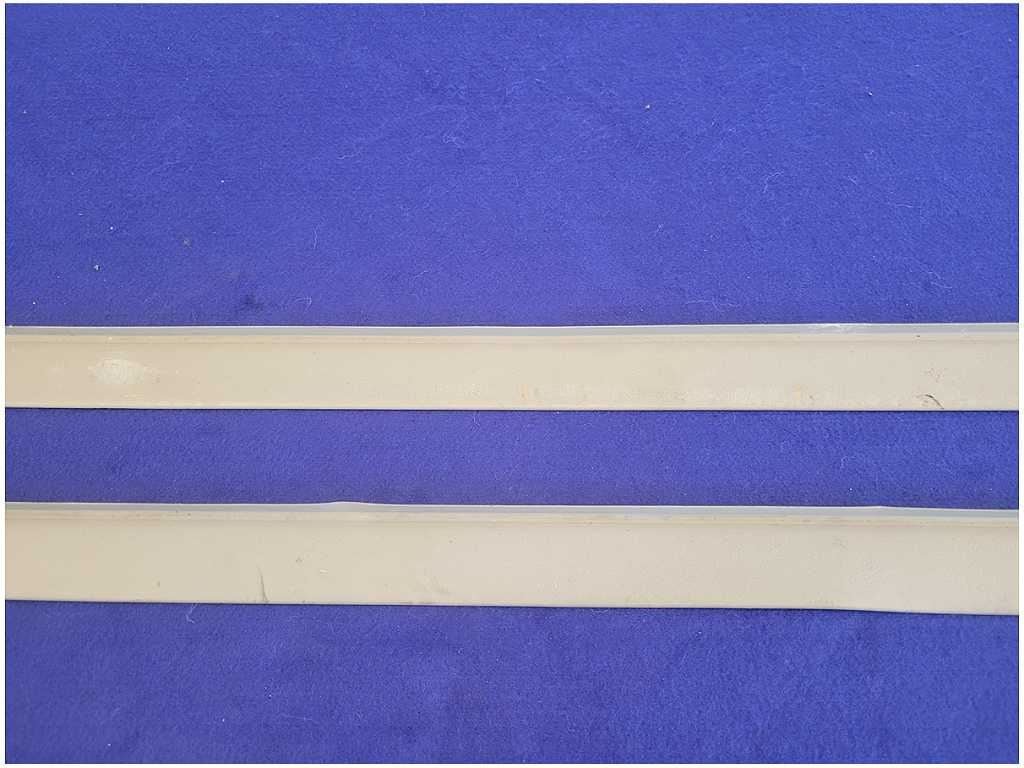 1999 - 2004 Ford Mustang GT 4.6L Pair Door Sill Plates Scuff Cover Charcoal 2675 - The Parts Farm