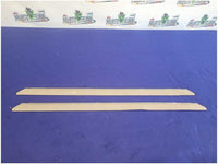 1999 - 2004 Ford Mustang GT 4.6L Pair Door Sill Plates Scuff Cover Charcoal 2675 - The Parts Farm