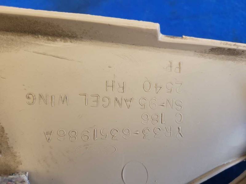 1999 - 2004 Ford Mustang GT Coupe Passenger Rear Upper Quarter Trim Plastic 2474 - The Parts Farm