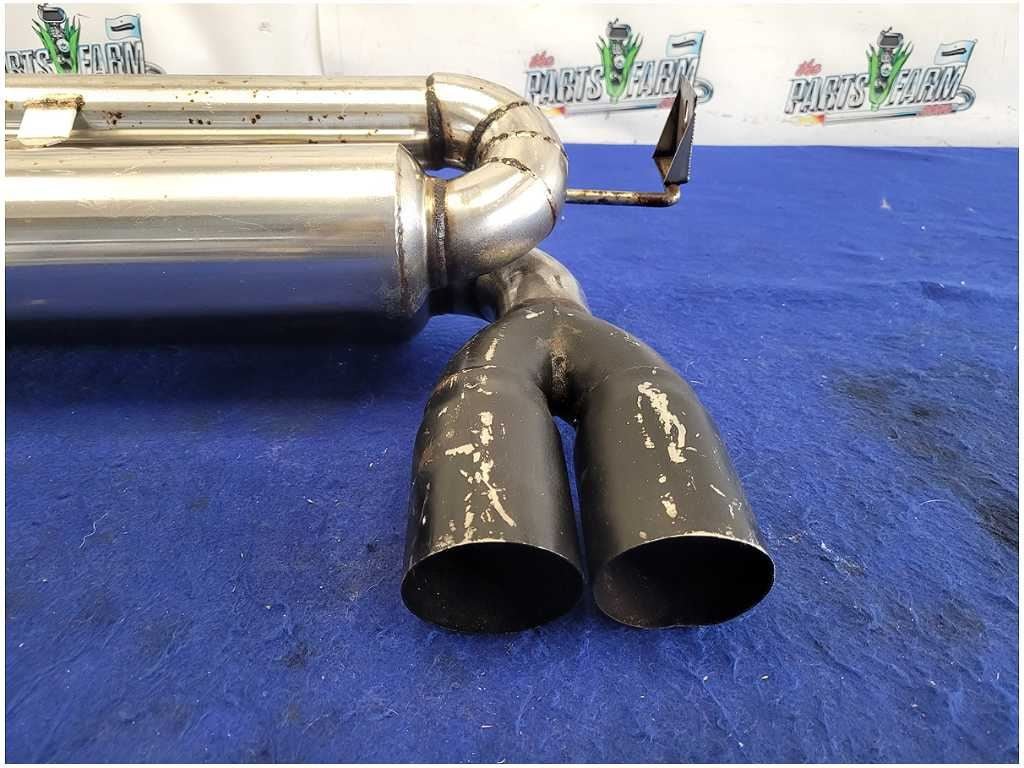 2001 - 2006 BMW M3 E46 Megan Racing Exhaust Polished Black Tips Scuffed - The Parts Farm