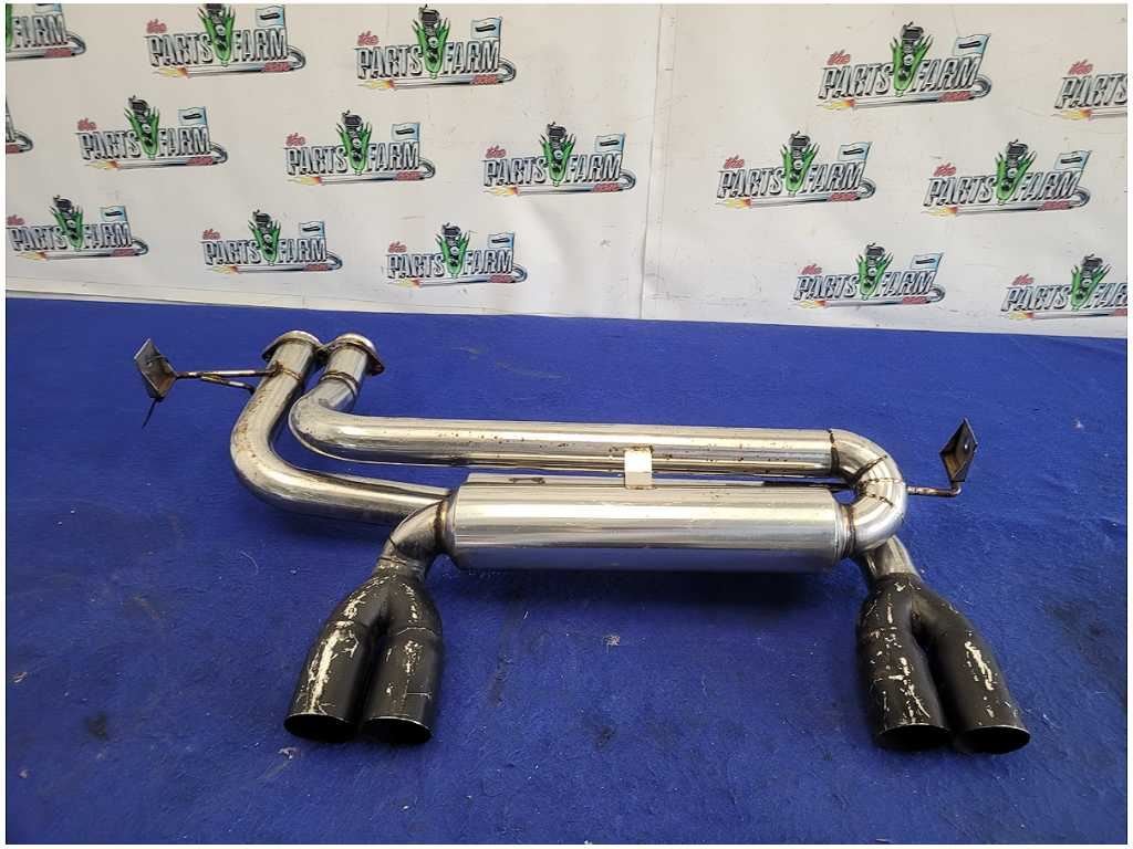 2001 - 2006 BMW M3 E46 Megan Racing Exhaust Polished Black Tips Scuffed - The Parts Farm
