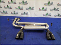 2001 - 2006 BMW M3 E46 Megan Racing Exhaust Polished Black Tips Scuffed - The Parts Farm